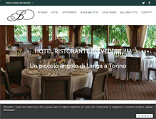 Tablet Screenshot of belvederetorino.com